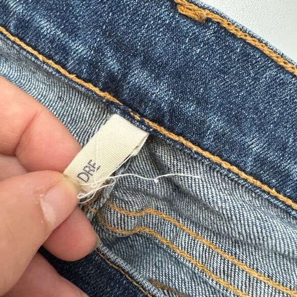 Rag & Bone Jeans Womens 25 Mabel Blue Dre Raw Hem Distressed Slim - Picture 5 of 9